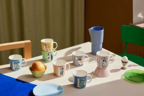 Moomin mug 0,4L  13.5oz ABC Letter R
