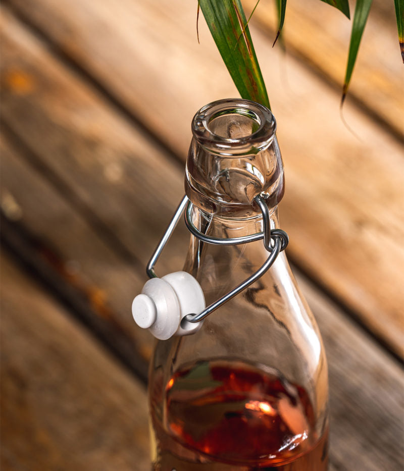 Moomin glass bottle Fun in the water 0,5L