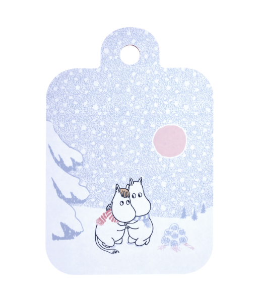 Moomin Cutting & Serving Board Let it Snow  21x30cm