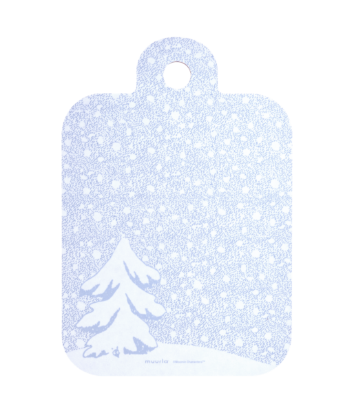 Moomin Cutting & Serving Board Let it Snow  21x30cm