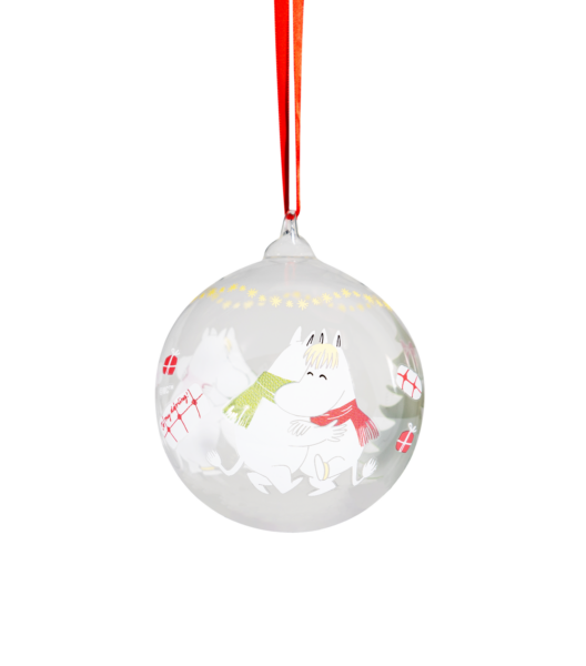 Moomin Christmas ball Happy  Holidays 9cm