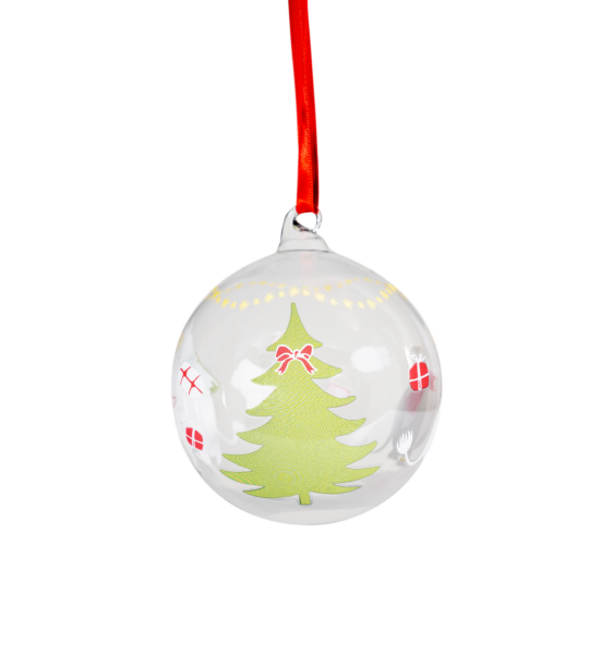 Moomin Christmas ball Happy  Holidays 9cm