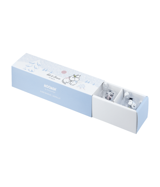 Moomin Christmas bauble Let  it Snow 4pcs