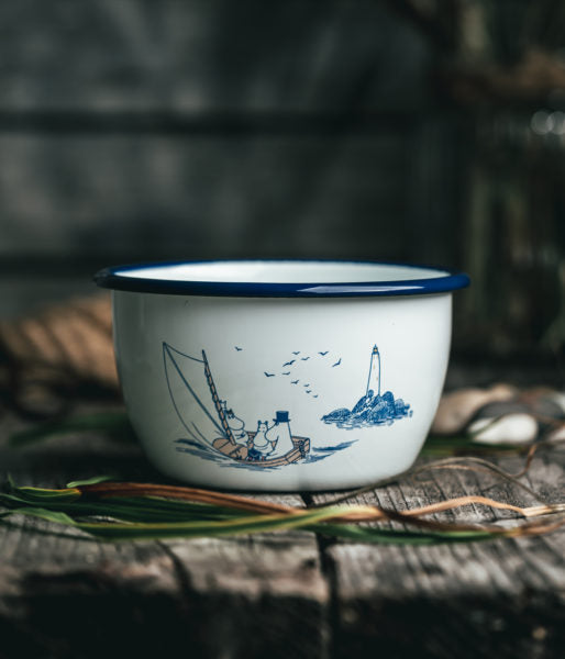 ENAMEL BOWL 6DL Moomins Sailors