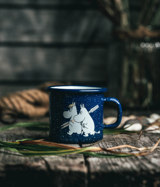Enamel mug 2,5dl Moomin Sailors