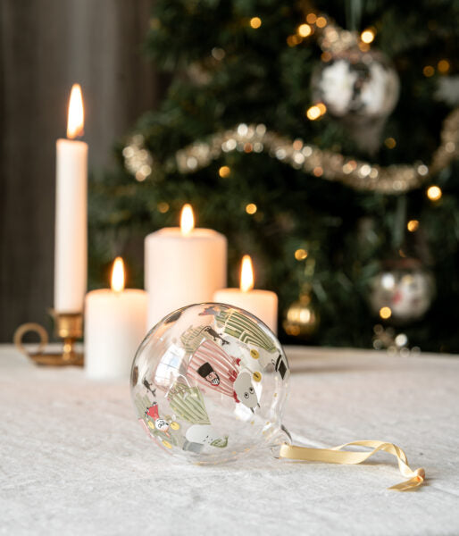 Moomin Christmas ball  Pyjamas 9cm