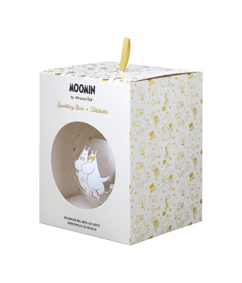 Moomin decoration ball with LED lights Sparkling Stars