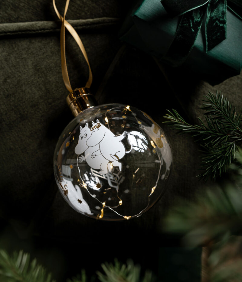 Moomin decoration ball with LED lights Sparkling Stars