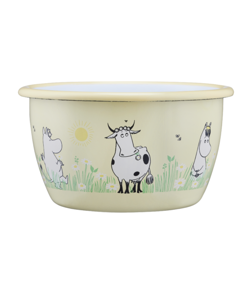 Enamel bowl 3dl Moomin Meadow