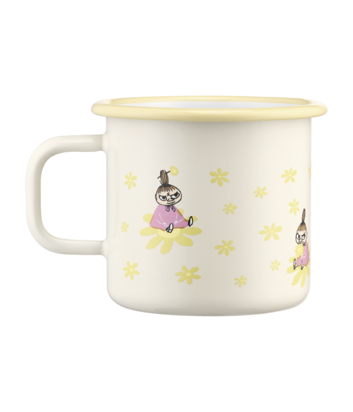 Moomin enamel mug Flowers 3,7dl