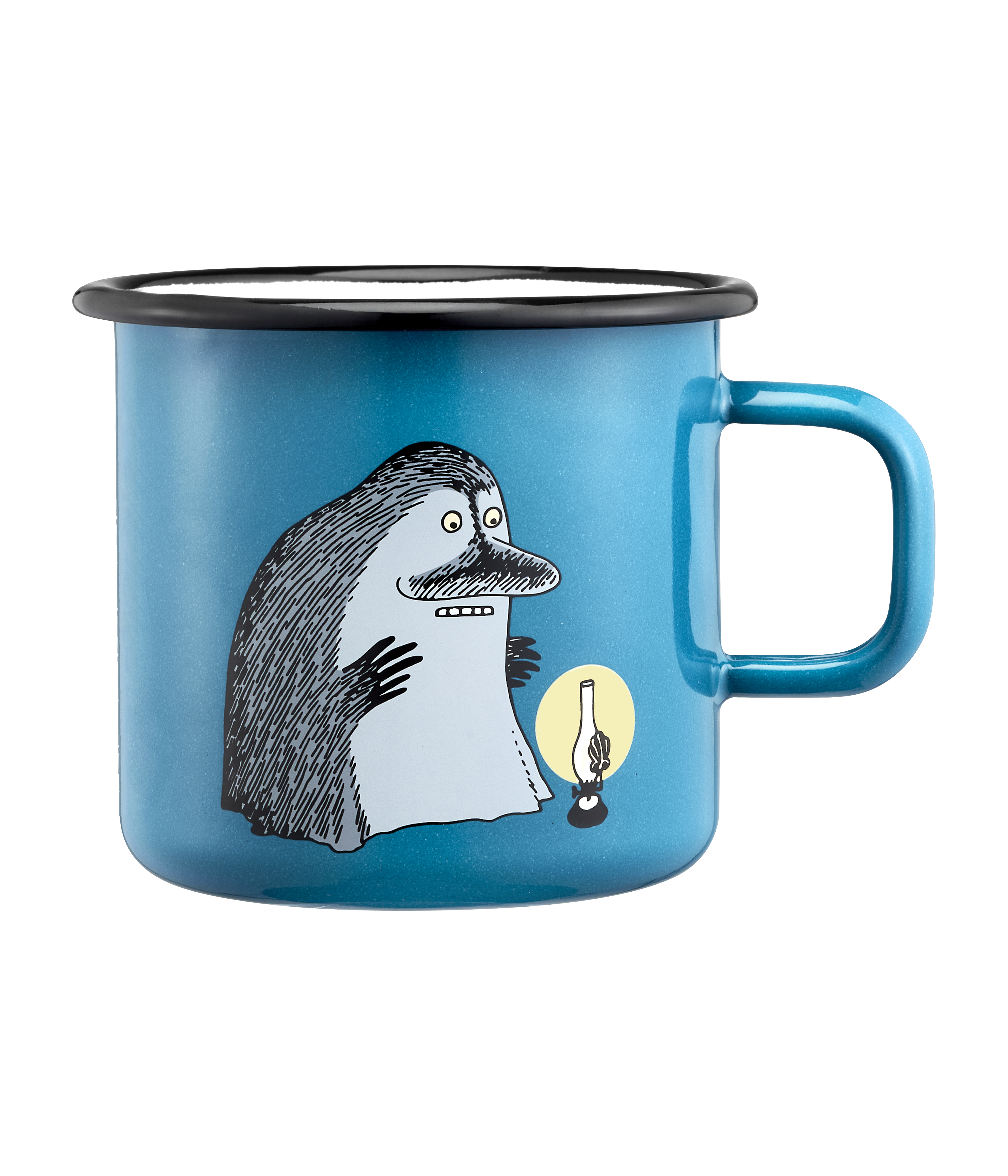 Moomin enamel mug Groke 5,5dl