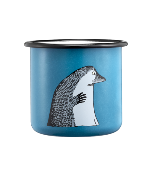 Moomin enamel mug Groke 5,5dl