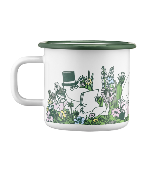 Moomin enamel mug In the Garden 3,7dl