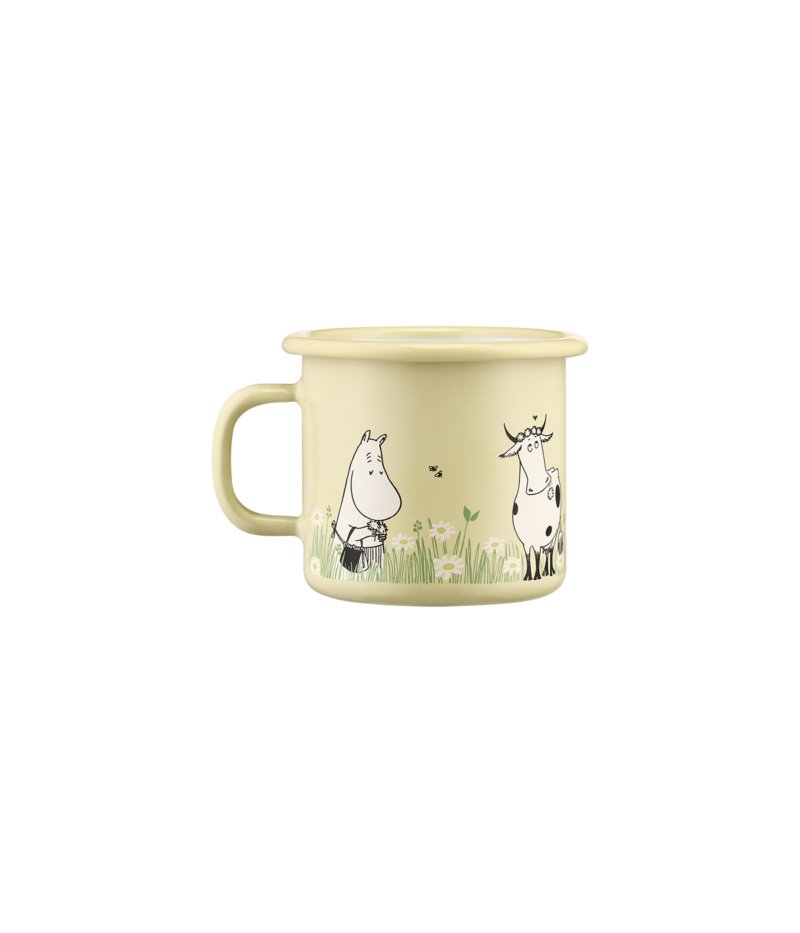 Enamel mug 2,5dl Moomin, Meadow