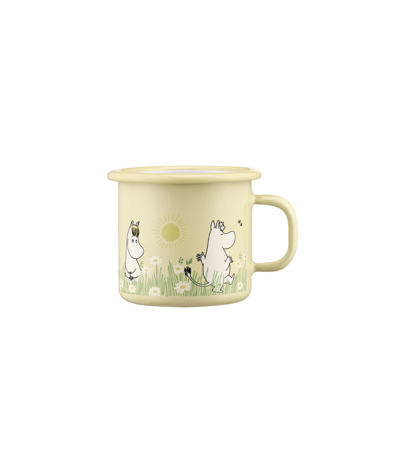Enamel mug 2,5dl Moomin, Meadow