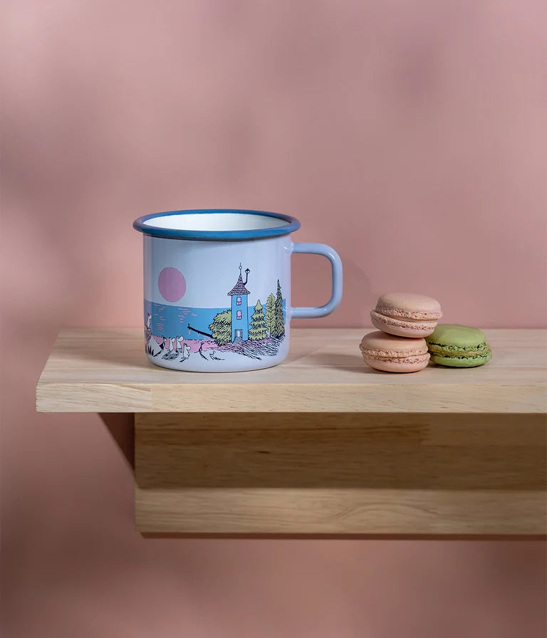 Moomin enamel mug Sunset 5,5 dl