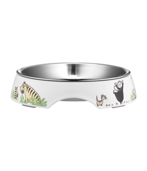Moomin for Pets cat food bowl,  white