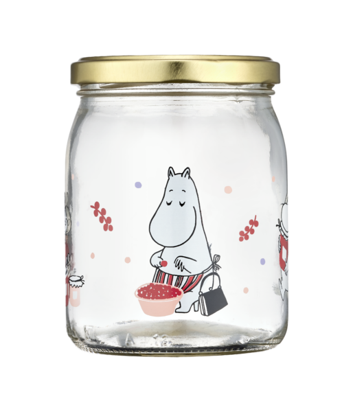 Moomin glass jar Berries 0,5L