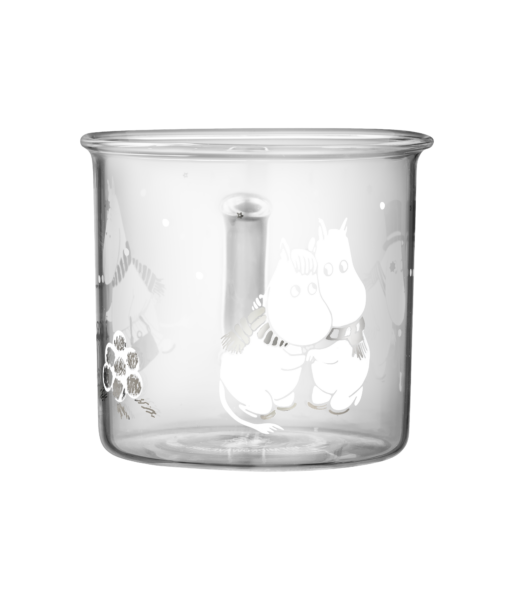 Moomin glass mug Let it Snow  3,5dl