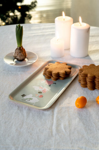 Moomin tray Festive Spirits  27x13cm