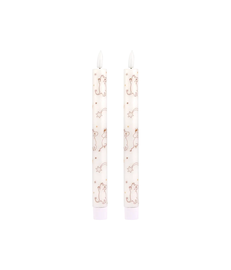 Moomin LED taper candles Comet 2pcs