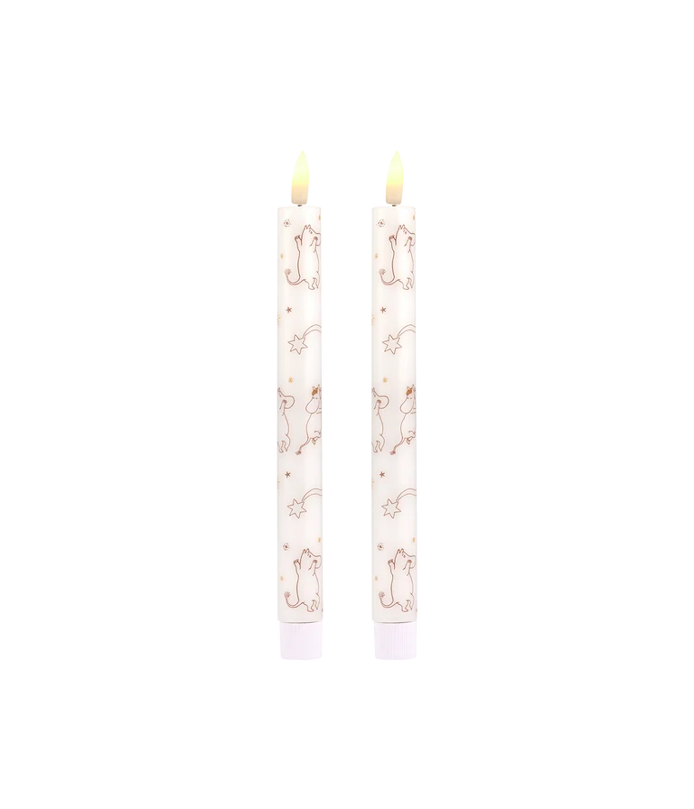 Moomin LED taper candles Comet 2pcs