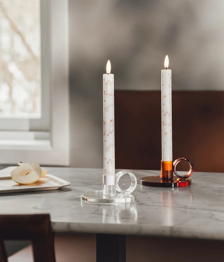 Moomin LED taper candles Comet 2pcs