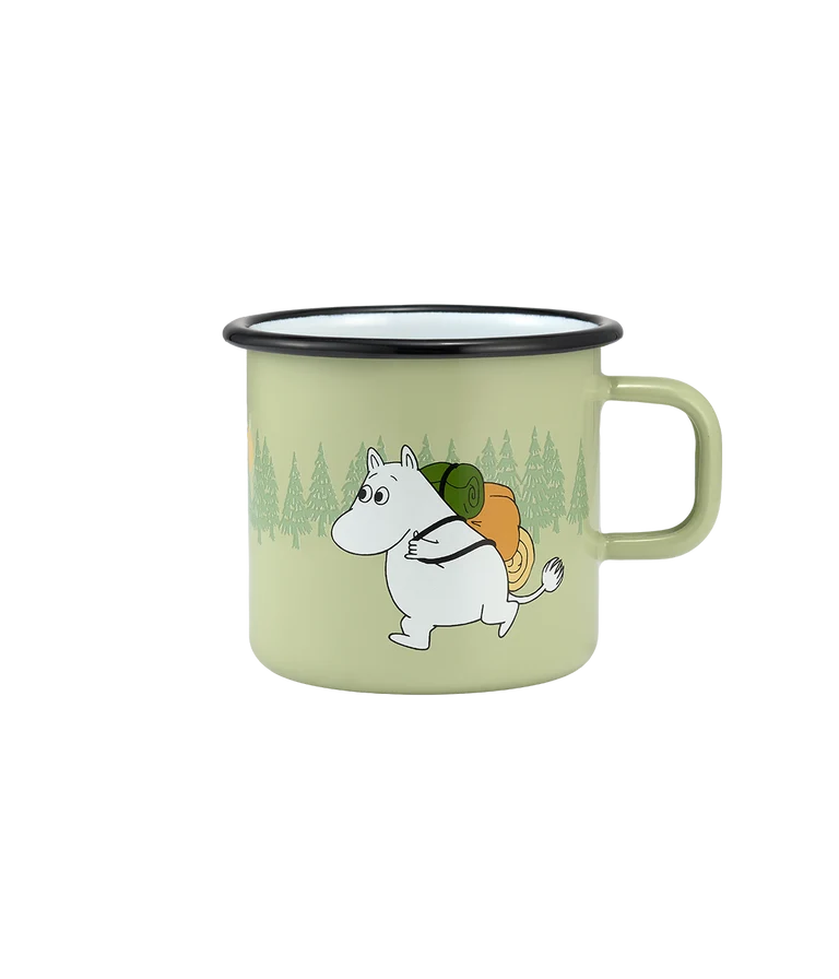 Moomin enamel mug Campers 5,5 dl