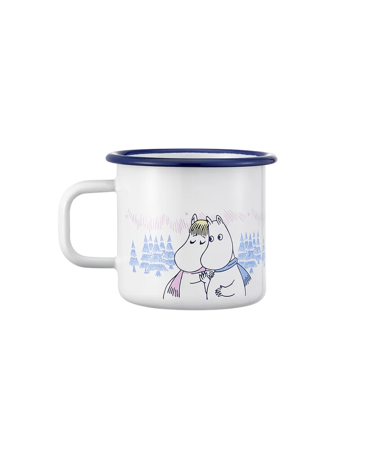 Moomin enamel mug Frosty Day 3,7 dl