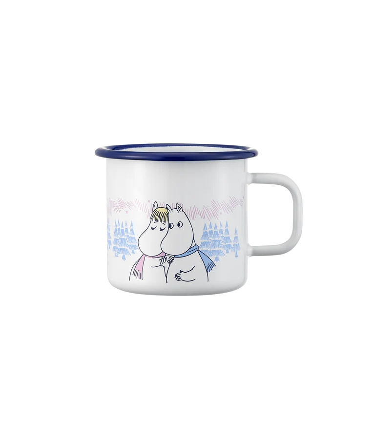Moomin enamel mug Frosty Day 3,7 dl