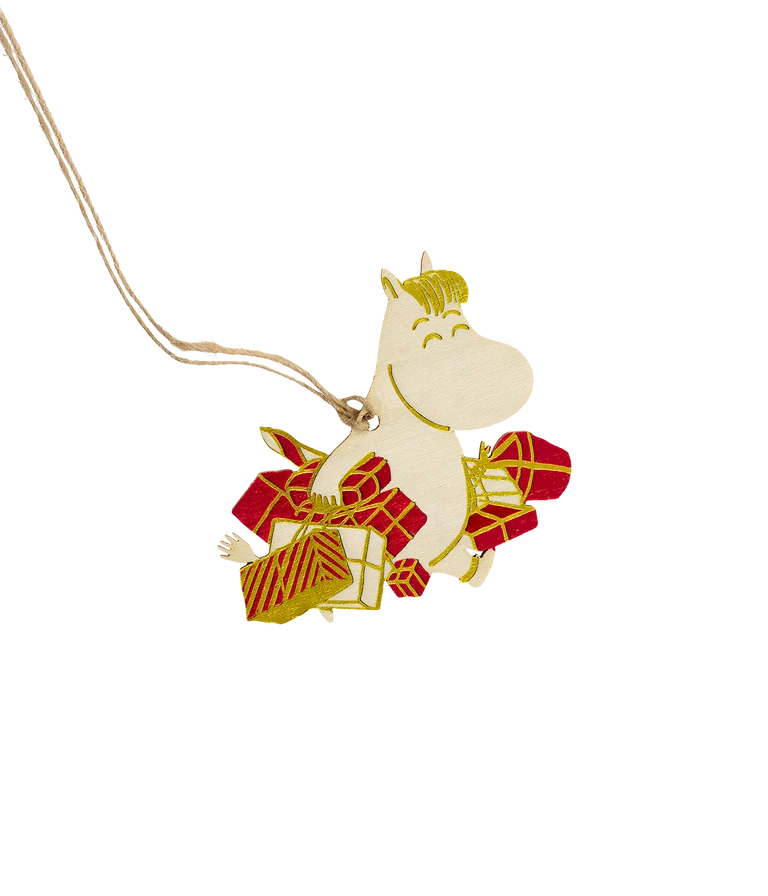 Moomin plywood Christmas decoration Snorkmaiden 8 cm
