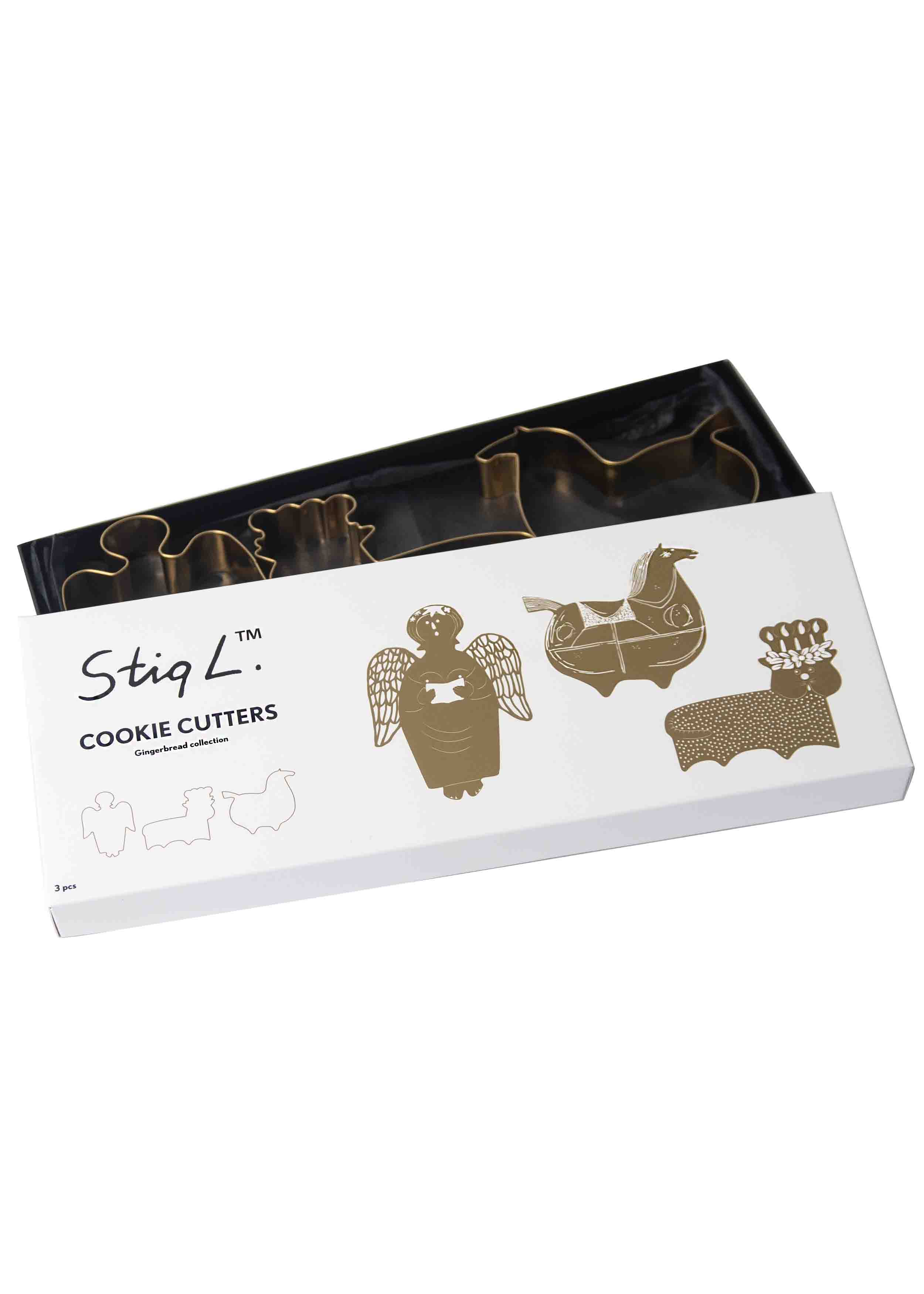 GINGERBREAD MOLDS STIG L. 3-PACK