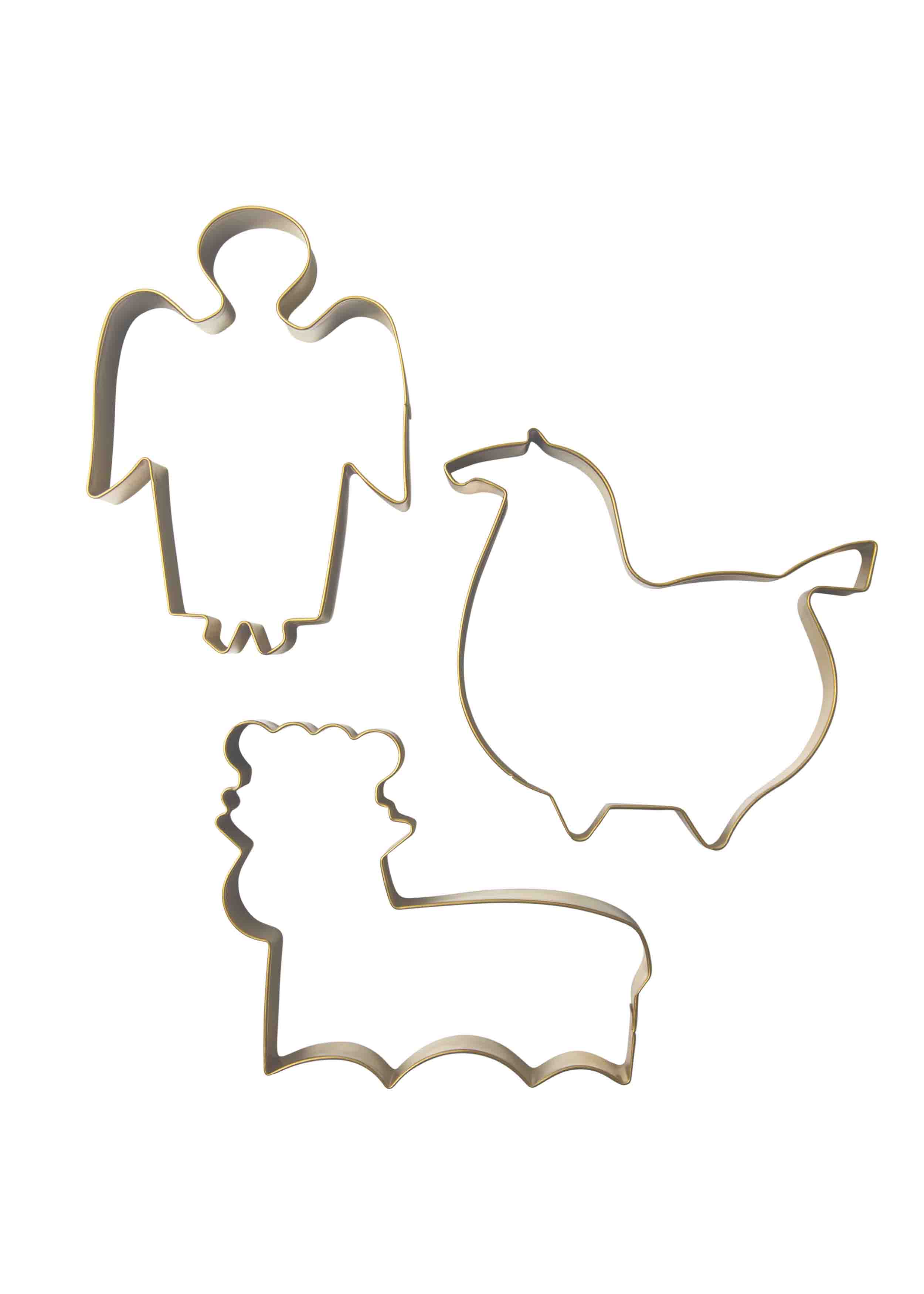 GINGERBREAD MOLDS STIG L. 3-PACK