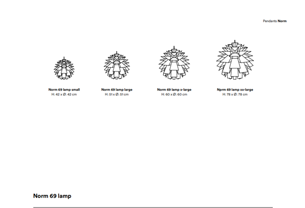 Norm 69 Lamp XLarge white