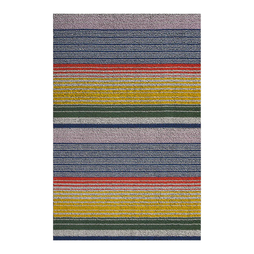 Pop Stripe Shag Mats - Multi