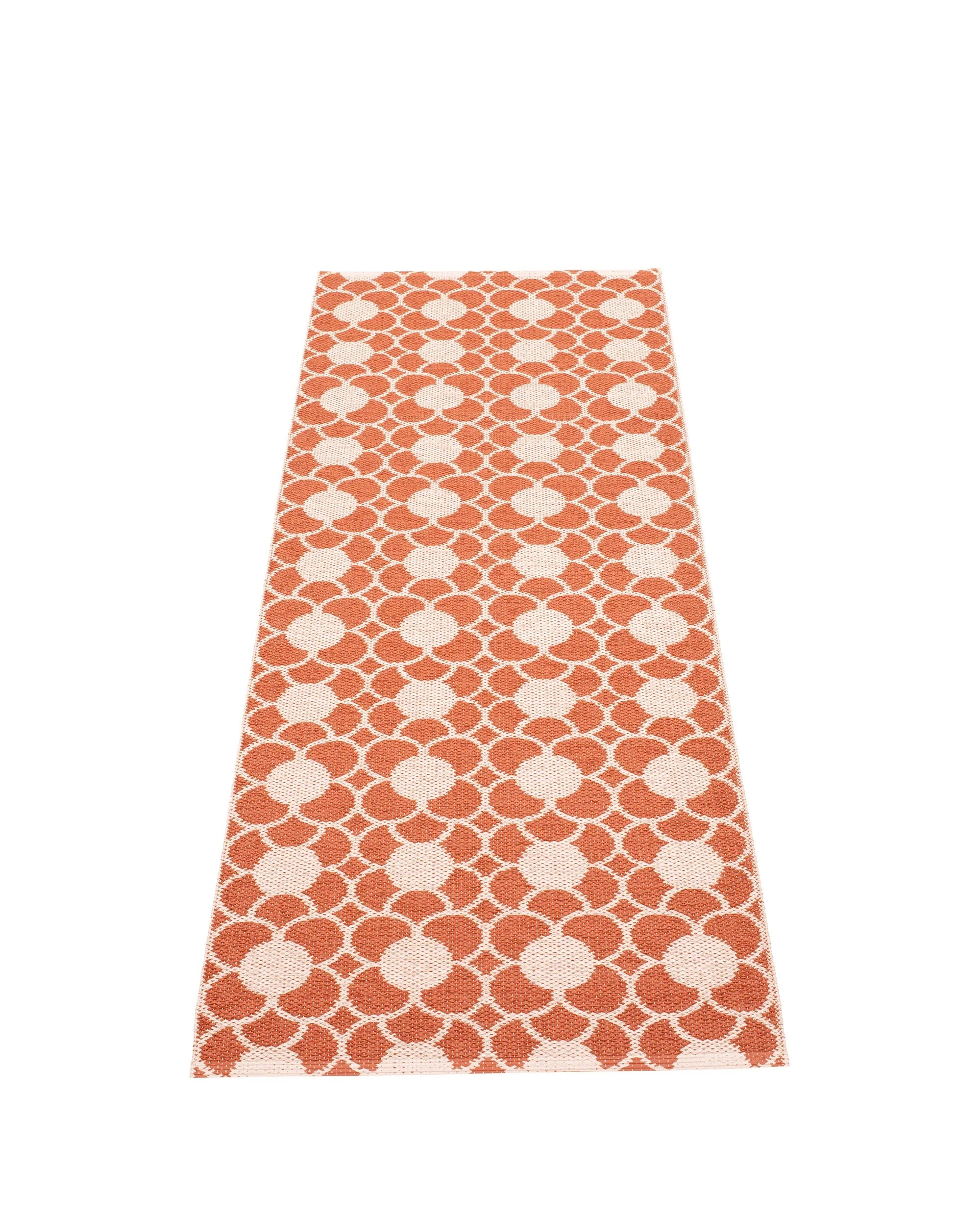 70x100cm / 2.25x3.25ft Anya RUG - Brick/ Pearl Pink