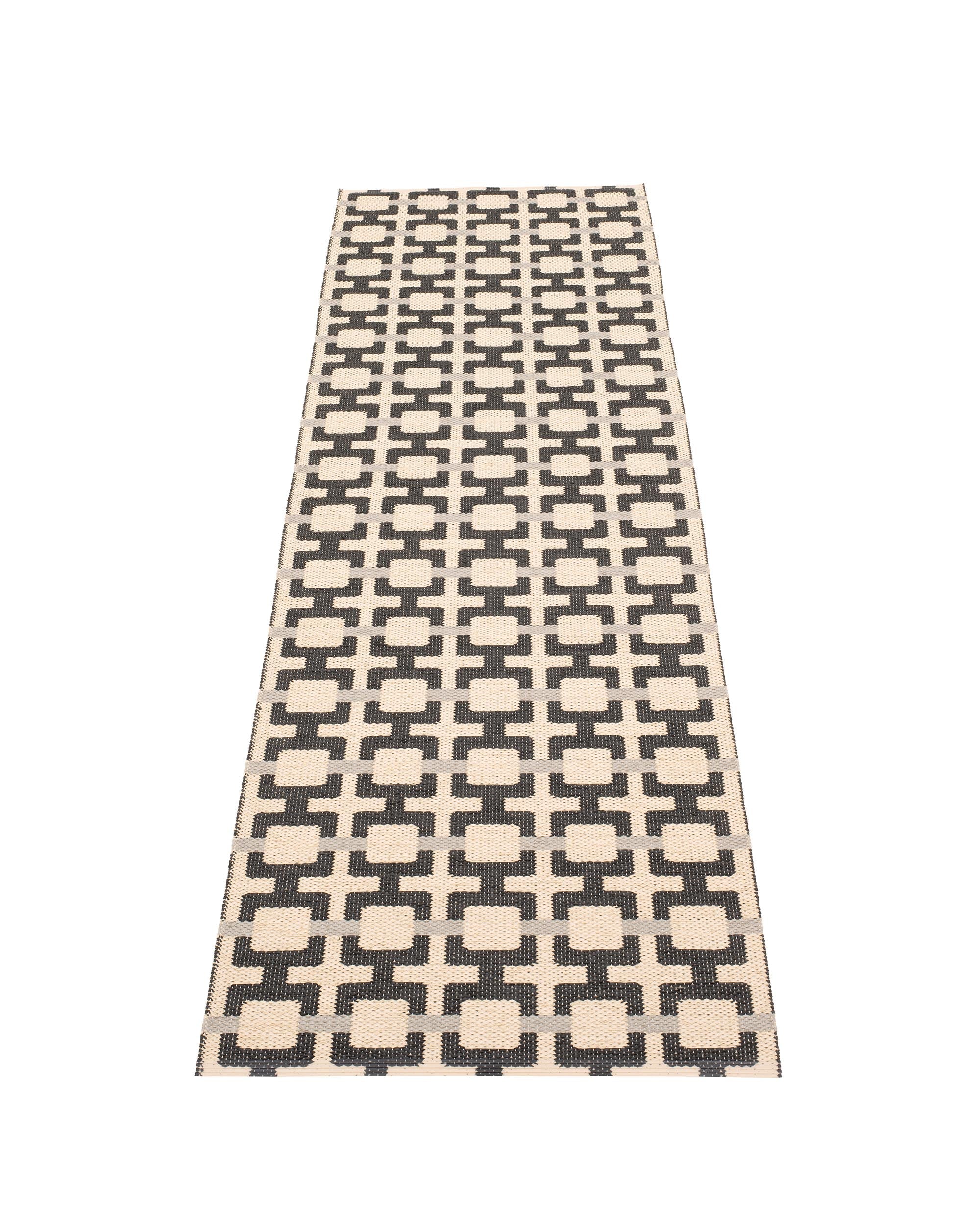 70x120 cm/2¼'x4' Tom Black/Cream/Warm Grey