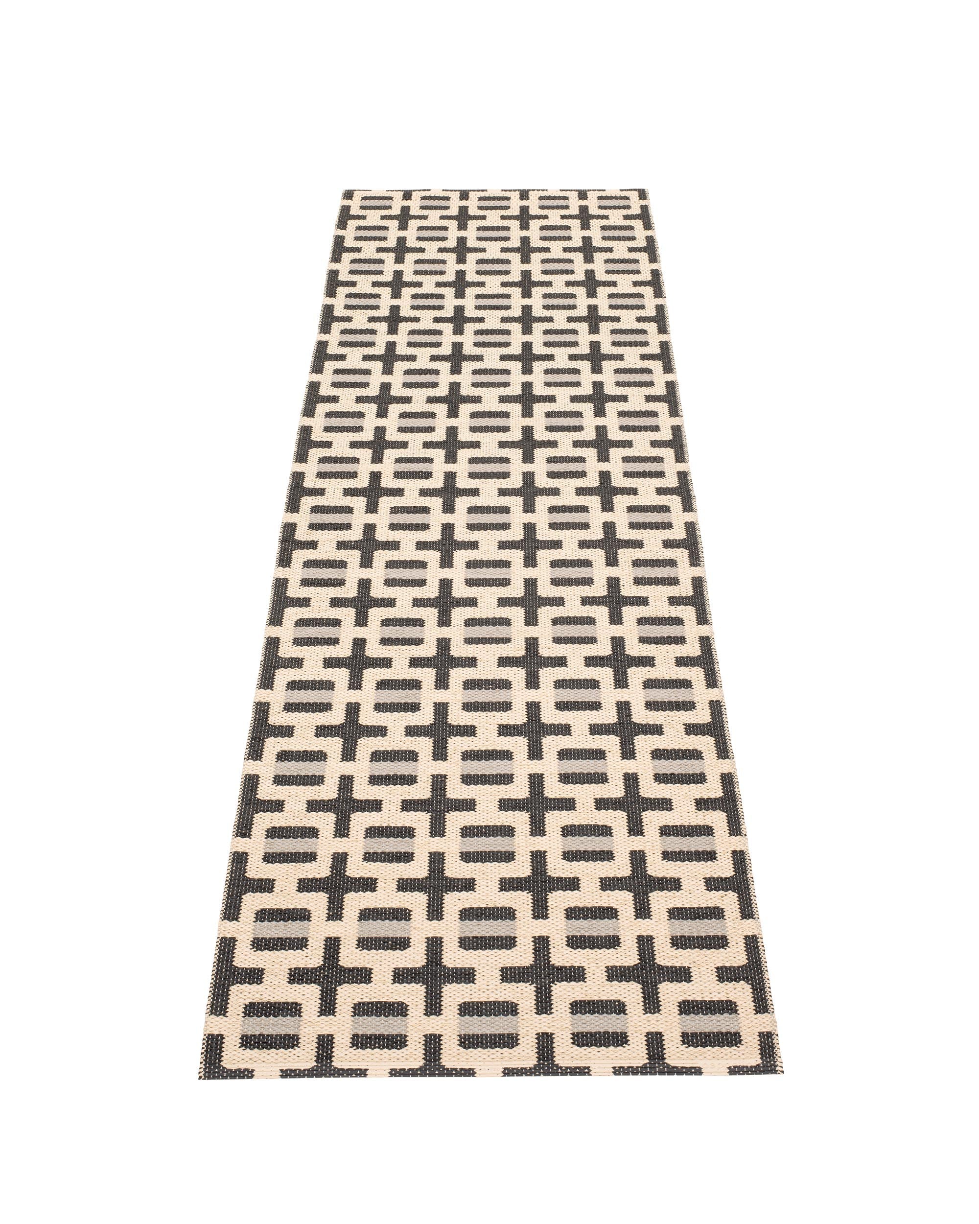 70x120 cm/2¼'x4' Tom Black/Cream/Warm Grey