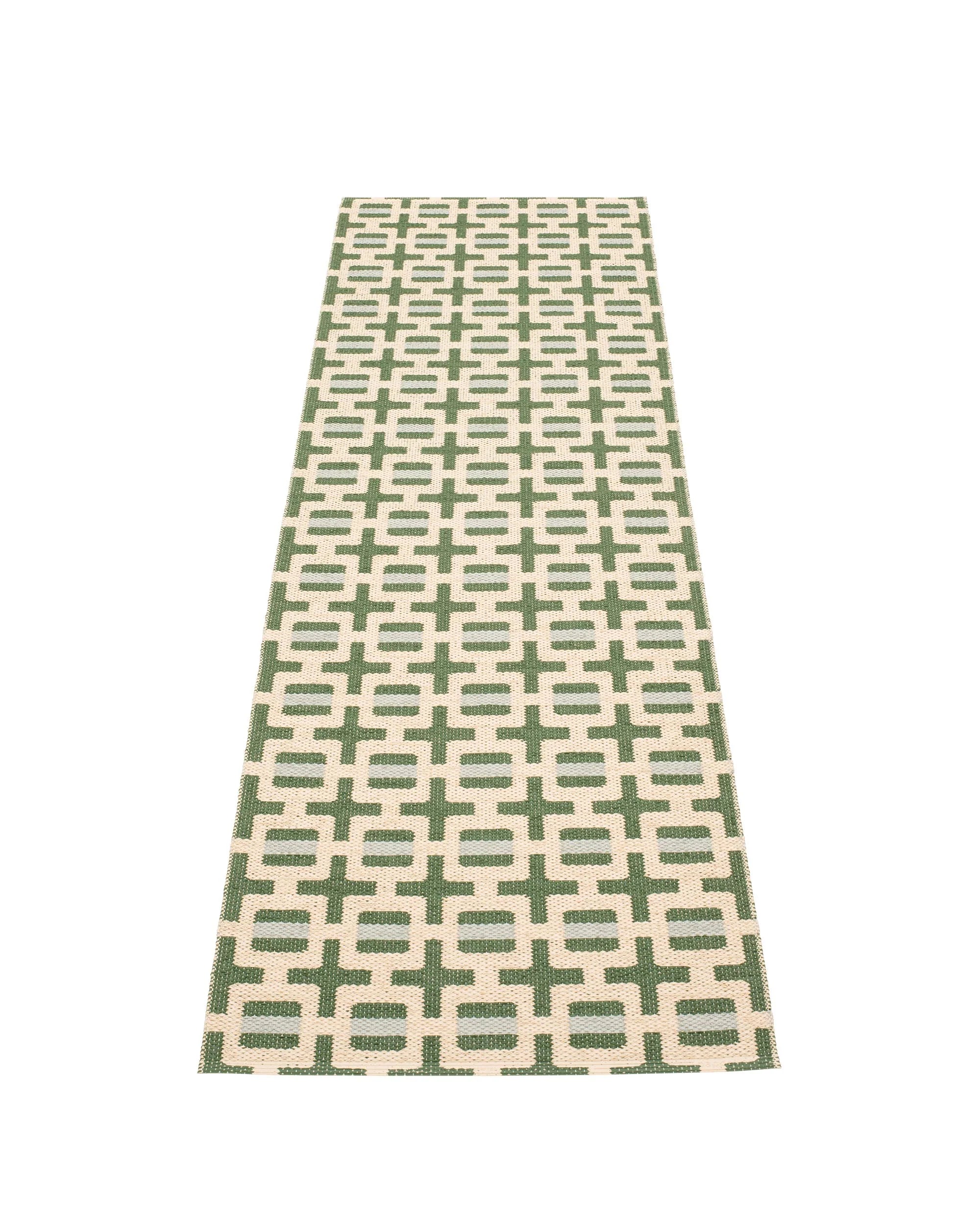 70x120 cm/2¼'x4' Leaf/Cream/sage