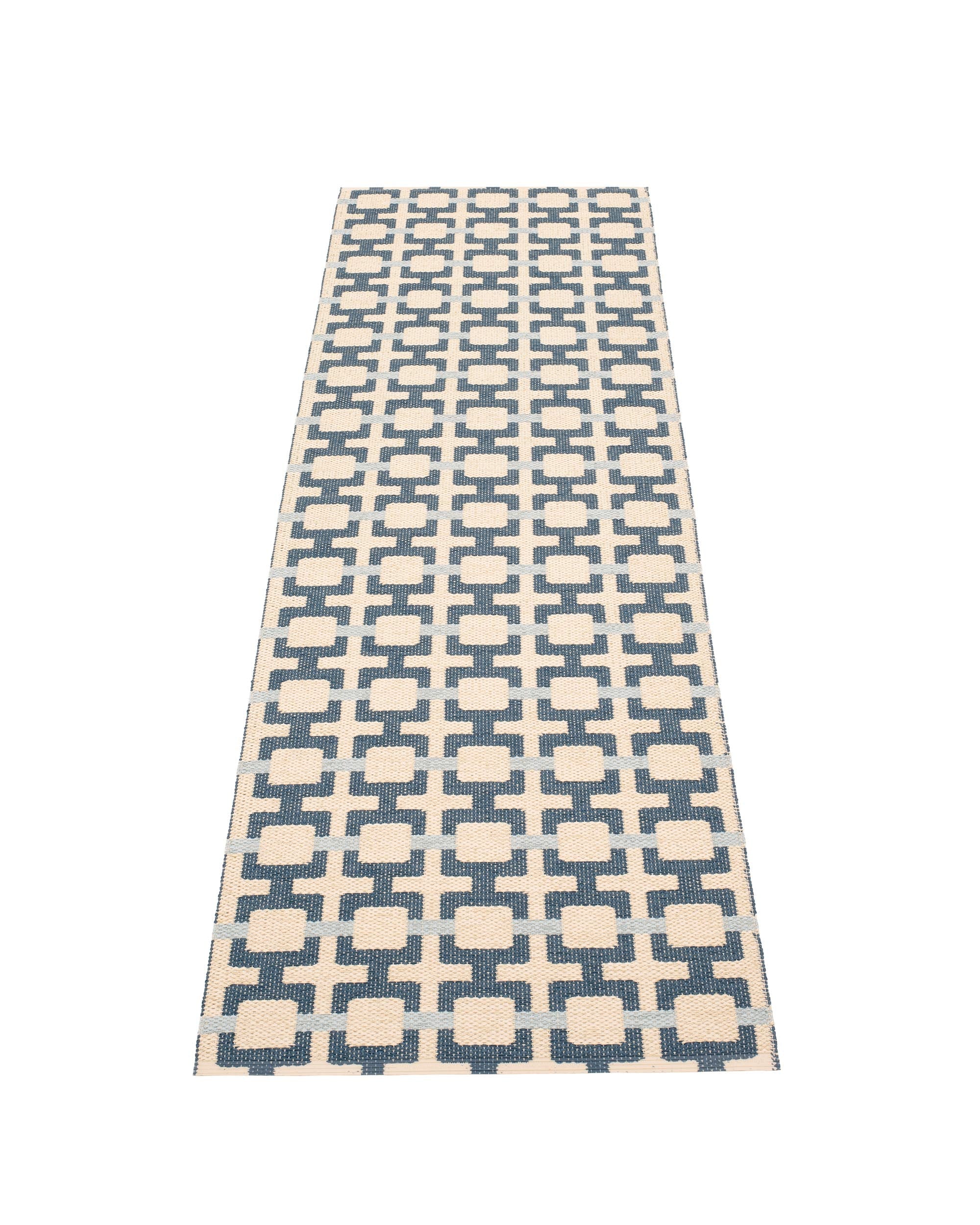 70x120 cm/2¼'x4' Tom Ocean Blue/Cream/Blue Fog