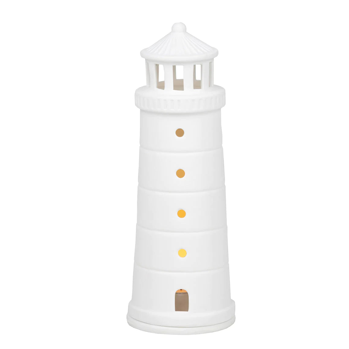 Beyond The Sea Lighthouse Tealight Holder - Medium - 7.1"