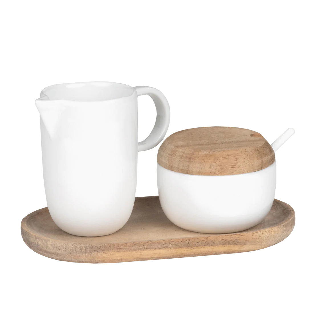 Bonjour Cream & Sugar Service With Tray