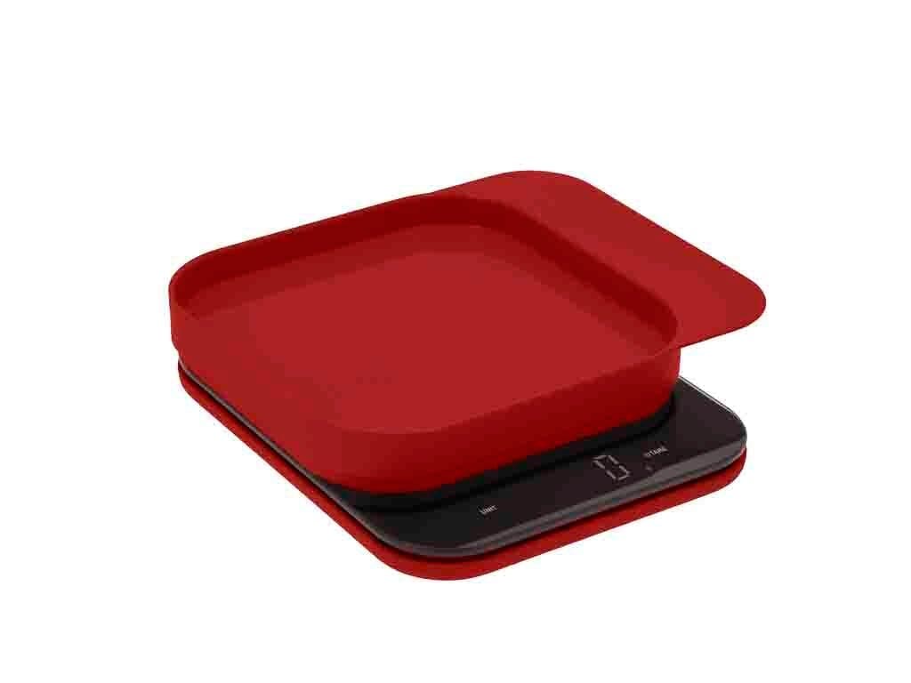MENSURA Kitchen Scale Red