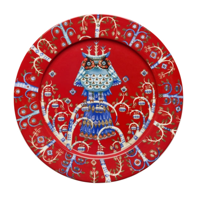 Taika plate 27 cm dinner plate 10.75" Red