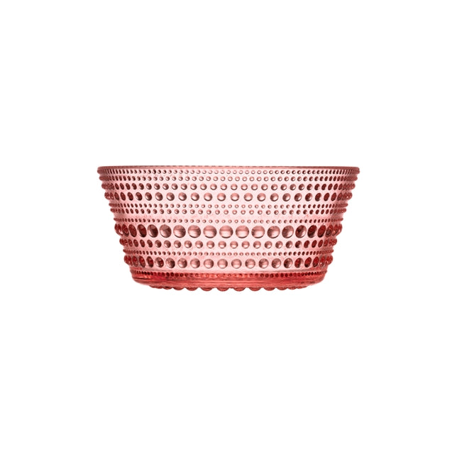 Kastehelmi glass bowl Salmon Pink 230ml  / 7.75oz