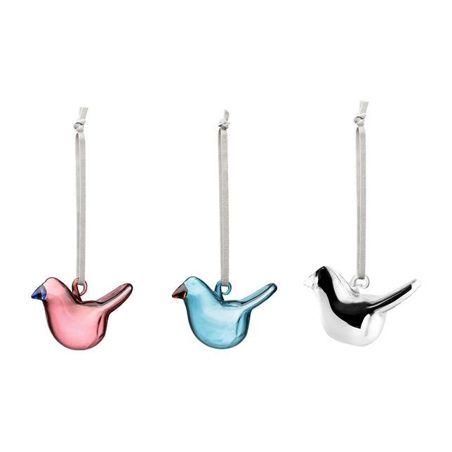 Iittala mini glass birds mix 2025 3-pack