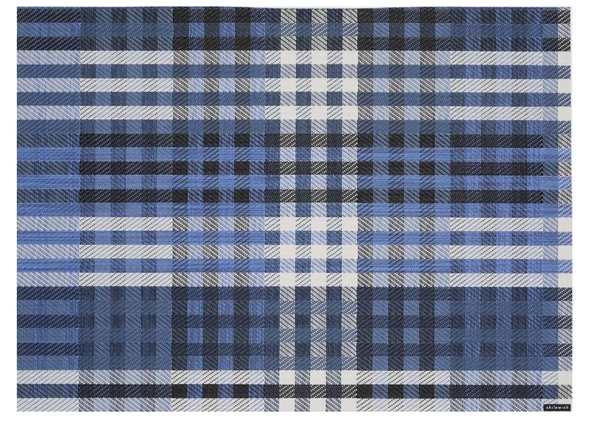 Chilewich Placemat Rectangle 14x19" Rhythm Indigo