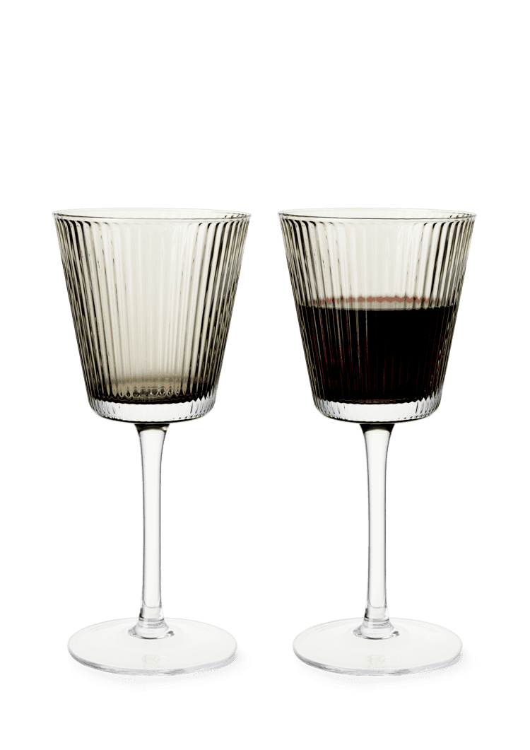 Grand Cru Nouveau Wine Glass 18 cl 2 pcs. Grey smoke