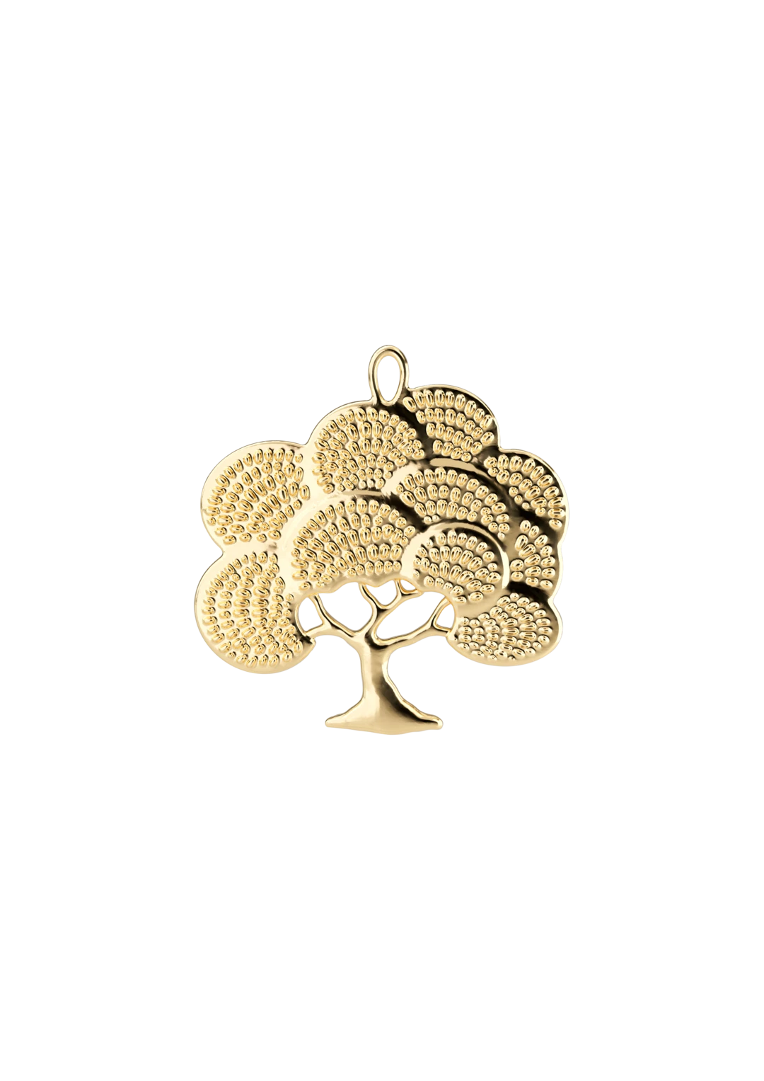 Karen's Oak H6.5 cm / 2.6 in gold  plated