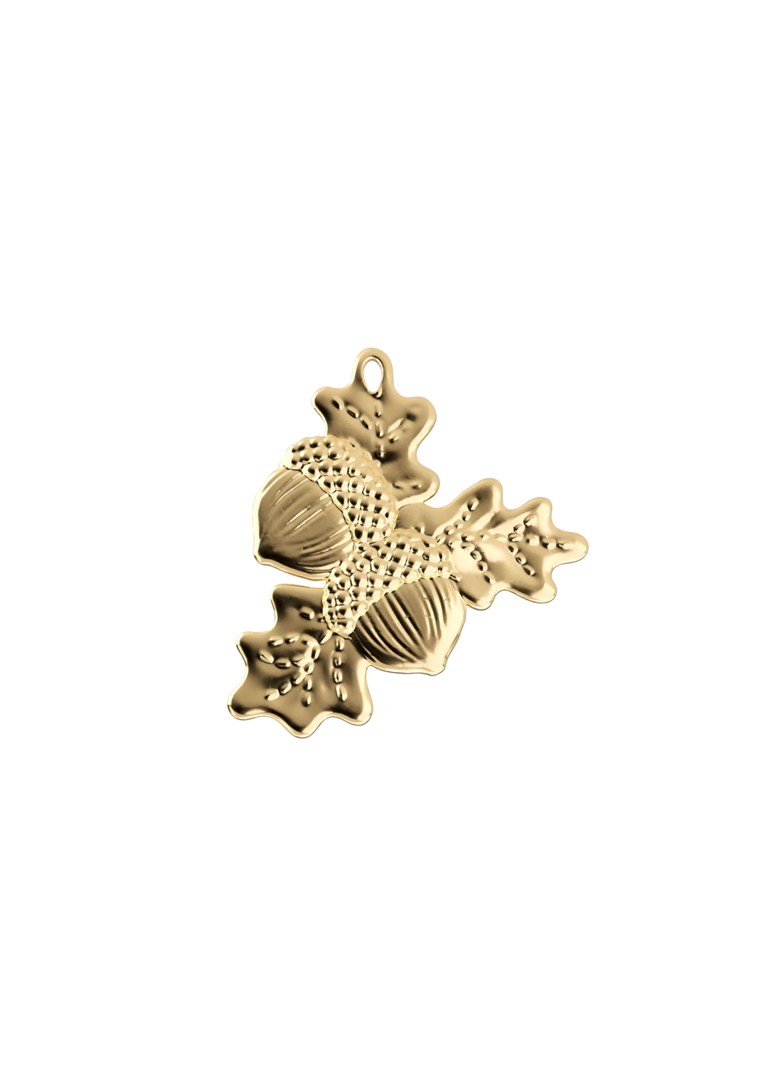 Enchanted Acorn H7 cm / 2.8 in  gold plated